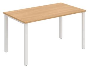 Jednací stůl UJ 1400 – rovný, 140 cm, Dub Bílá