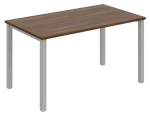 Jednací stůl UJ 1400 – rovný, 140 cm, Ořech Šedá