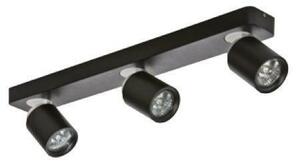 Stropní a nástěnné bodové svítidlo AZzardo Tomi 3 black AZ0680 GU10 3x50W IP20 54cm černé