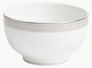 Miska z kostního porcelánu Fine Bone China Vera Wang Lace Platinum