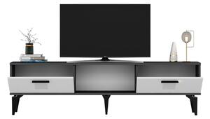 TV stolek/skříňka Vipapo 11 (antracit + bílá). 1095219