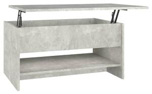 Konferenční stolek betonově šedý 80x50x40 cm kompozitní dřevo