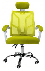 Kancelářská židle Scorpio - bílá/zelená