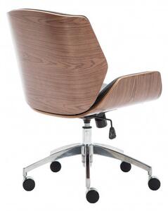 Kancelářská židle Ron - černá/ořech