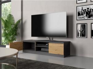 Televizní stolek RTV M120 - antracit/dub artisan