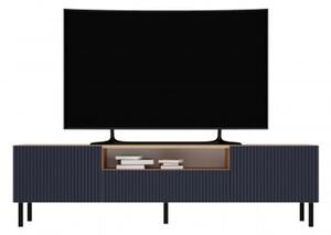 Televizní stolek RTV Kama 160/slim - dub artisan/černá