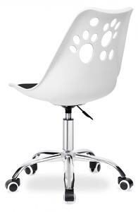 TZB Otočná židle Grover černo-bílá
