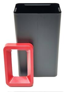 Odpadkový koš na tříděný odpad Caimi Brevetti Maxi N,70 L, červený, elektro