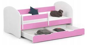 Dětská postel SMILE 160x80 cm - růžová