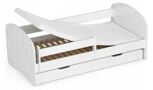 Dětská postel SMILE 180x90 cm - bílá