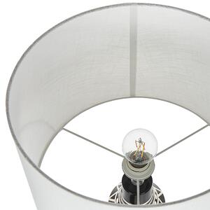 Keramická stolní lampa černá SHEBELLE