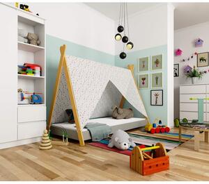 Dětská postel GEM 180x80 cm - šedá
