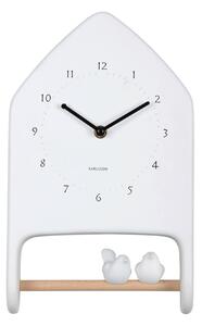 NÁSTĚNNÉ HODINY bílá 20/32/7 cm Karlsson - Nástěnné hodiny, Online Only