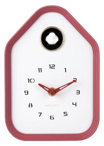 NÁSTĚNNÉ HODINY bordeaux 14/20/7 cm Karlsson - Nástěnné hodiny, Online Only