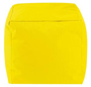 LIVARNO home Zahradní hranatý taburet (citronová žlutá) (100346529003)