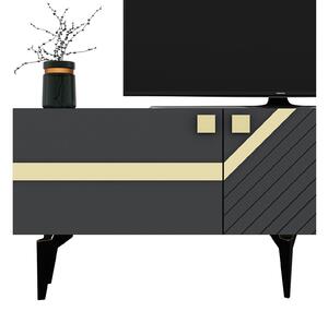 TV stolek/skříňka Tabivo (antracit + zlatá). 1095312