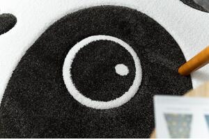 Dywany Łuszczów Dětský kusový koberec Petit Panda white kruh - 120x120 (průměr) kruh cm