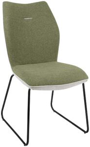 ŽIDLE, zelená, černá Novel - Jídelní židle