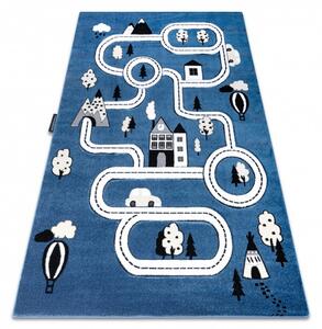 Dywany Łuszczów Dětský kusový koberec Petit Town streets blue ROZMĚR: 160x220
