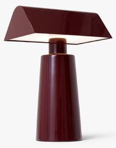 &Tradition Caret MF1 LED stolní lampa burgundská