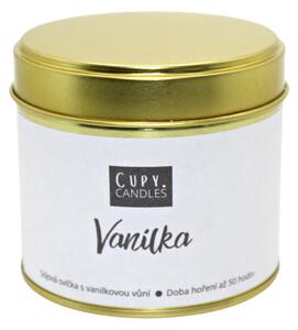 Sojová svíčka Cupy Candle s vanilkovou vůní