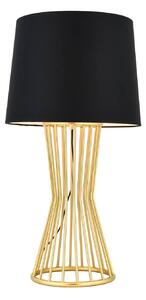 Stolní lampa HML-9073-1BSA ve zlaté a černé barvě