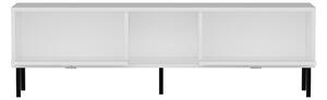 TV stolek/skříňka Vodově (bílá + stříbrná). 1095344