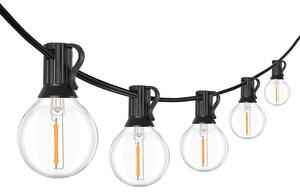 SOLIGHT LED venkovní řetěz s žárovkami, 10 žárovek, 5m+3m, 500lm, teplá bílá