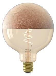 LED Stmívatelná žárovka s vrchlíkem FILAMENT G125 E27/4W/230V 1800K měděná