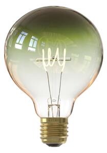 LED Stmívatelná žárovka FILAMENT G125 E27/4W/230V 1800K zelená