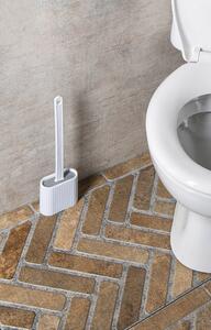 Aqualine WC silikonová štětka nástěnná/na postavení, bílá TF010