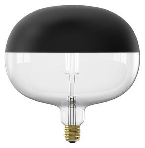 LED Stmívatelná žárovka s vrchlíkem FILAMENT E27/6W/230V 1800K černá CRI 90