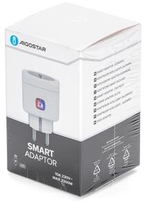 Aigostar - Chytrá zásuvka E 2300W Wi-Fi Tuya