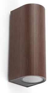 FARO 70329 - Venkovní nástěnné svítidlo ESTELA 2xGU10/5W/230V IP65 hnědá