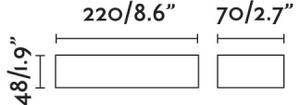 FARO 71898 - LED Venkovní nástěnné svítidlo LAKO LED/8W/230V IP65 černá/dřevo