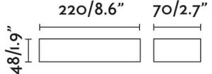 FARO 71910 - LED Venkovní nástěnné svítidlo LAKO LED/8W/230V IP65 antracit
