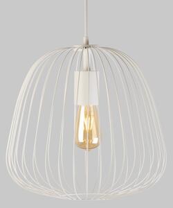 Lustr na lanku OVELLA 1xE27/15W/230V pr. 36 cm krémová