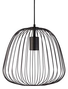 Lustr na lanku OVELLA 1xE27/15W/230V pr. 36 cm černá
