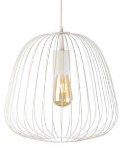 Lustr na lanku OVELLA 1xE27/15W/230V pr. 36 cm krémová