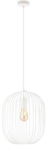 Lustr na lanku OVELLA 1xE27/15W/230V pr. 34 cm krémová