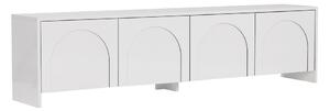 Bílý TV stolek 180x45x32 cm Aurelia – Kalune Design
