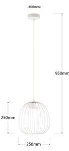 Lustr na lanku OVELLA 1xGX53/10W/230V pr. 25 cm krémová