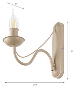 Nástěnná lampa ANTON 1xE14/60W/230V béžová