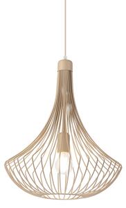 Lustr na lanku BALERINA 1xE27/15W/230V béžová