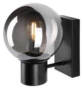 Nástěnná lampa SFERIO 1xE14/5W/230V černá/kouřová černá