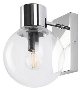 Nástěnná lampa SFERIO 1xE14/5W/230V lesklý chrom/čirá