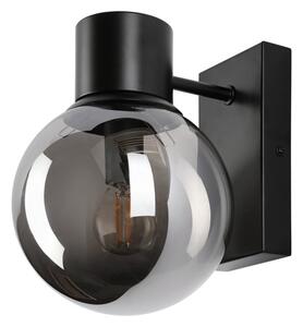Nástěnná lampa SFERIO 1xE14/5W/230V černá/kouřová černá