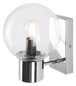 Nástěnná lampa SFERIO 1xE14/5W/230V lesklý chrom/čirá