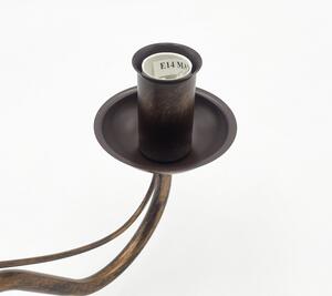 Nástěnná lampa ANTON 1xE14/60W/230V bronzová