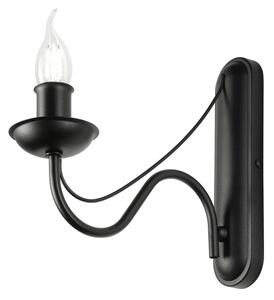 Nástěnná lampa ANTON 1xE14/60W/230V černá